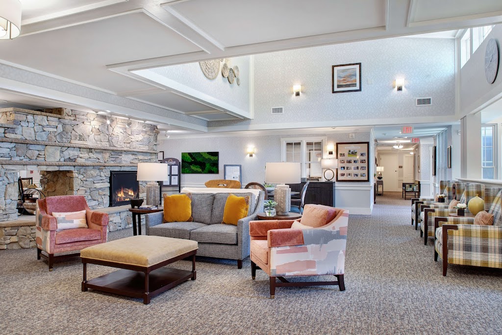the lobby at the village at westside apartments
