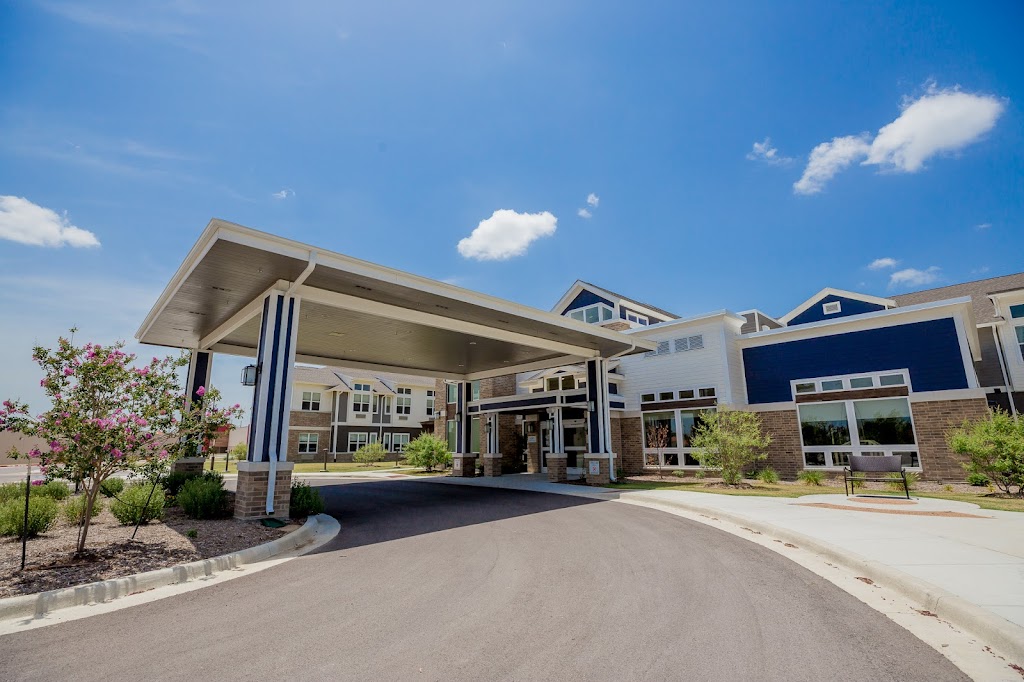 the front entrance to the new senior care center in the city of grandville
