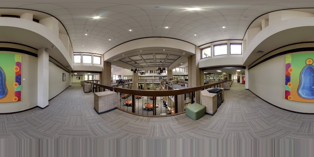 a 360 view of a restaurant with a bar and a bar