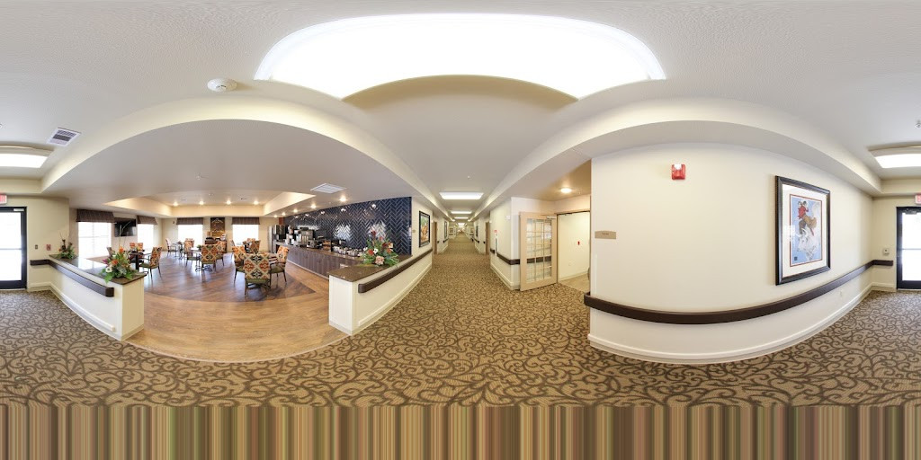 a 360 view of a lobby